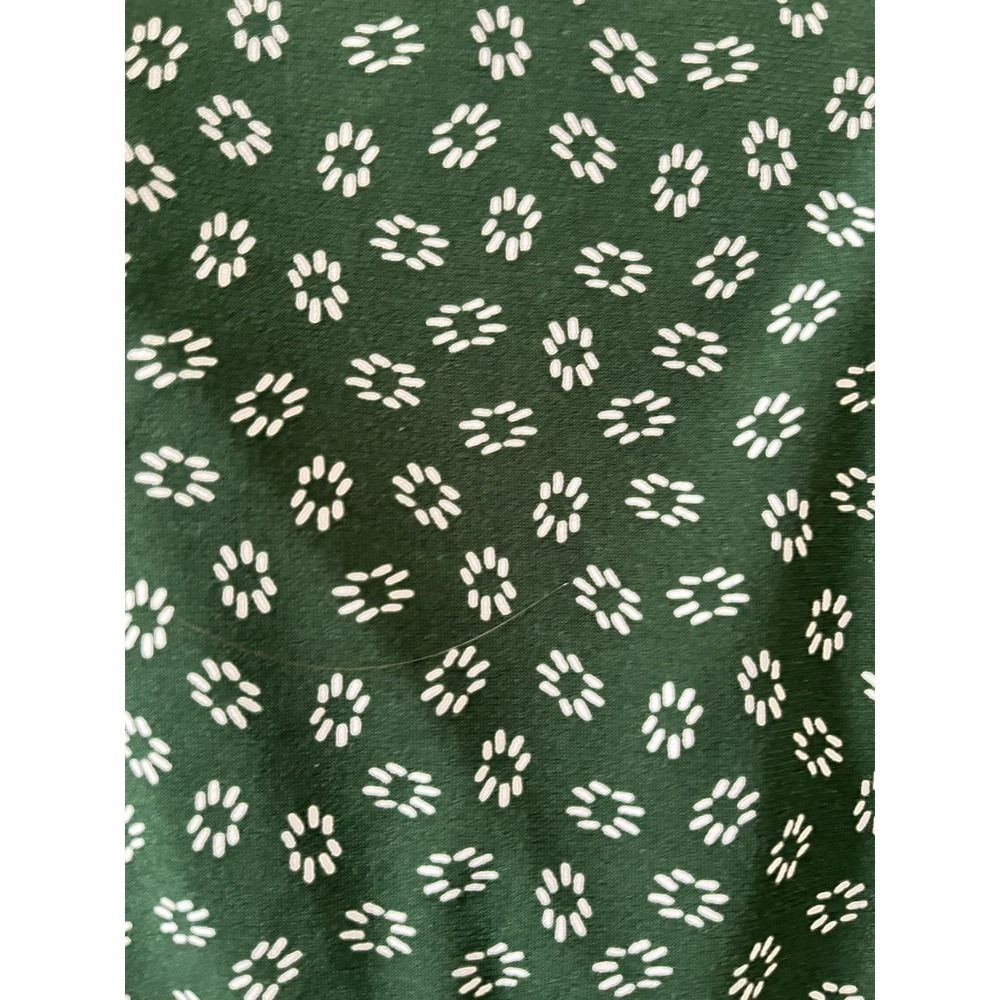 Petite Assembly Women's Petite Half Sleeve Floral Wrap Dress Green/White Size MP - Picture 4 of 7